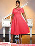 AOMEIDRESS Wedding Guest Dresses Classy Church Dresses for Woman 2025 WatermelonRed / S