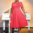 AOMEIDRESS Wedding Guest Dresses Classy Church Dresses for Woman 2025 WatermelonRed / S