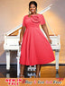AOMEIDRESS Wedding Guest Dresses Classy Church Dresses for Woman 2025 WatermelonRed / S