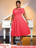 AOMEIDRESS Wedding Guest Dresses Classy Church Dresses for Woman 2025 WatermelonRed / S
