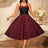 AOMEIDRESS Wedding Guest Dresses Classy Strapless Rose Dinner Party Wine / S