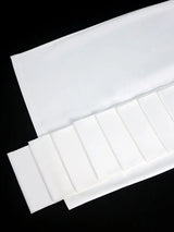 AOMEIDRESS White Bridal Shower Two Piece Set Crop Top With Midi Skirt