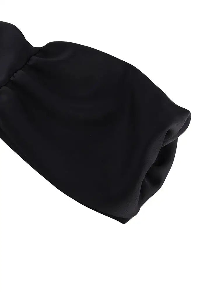 AOMEIDRESS A Line Dress Lantern Sleeves Turn Down Collar Party Gowens