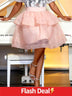 Pink Fashion Skirts with Elastic Waist