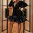 Deep V-neck Mini Mermaid Dress sequin party dresses