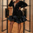 Deep V-neck Mini Mermaid Dress sequin party dresses