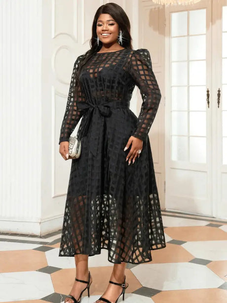 Mesh and Plaid Design Makes You More Temptation and Chic