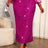 AOMEIDRESS Women Rose Sequin Bodycon Skirt Party Evening Wedding Gown - Rose / L