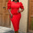 Plus Size AOMEI Dress is Slim Fit and Elegant, Making You Stand Out at Party