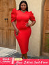 Plus Size AOMEI Dress is Slim Fit and Elegant, Making You Stand Out at Party