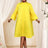 stand collar loose dresses for women