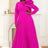 Long sleeve cocktail dresses for Ladies pleated maxi dress