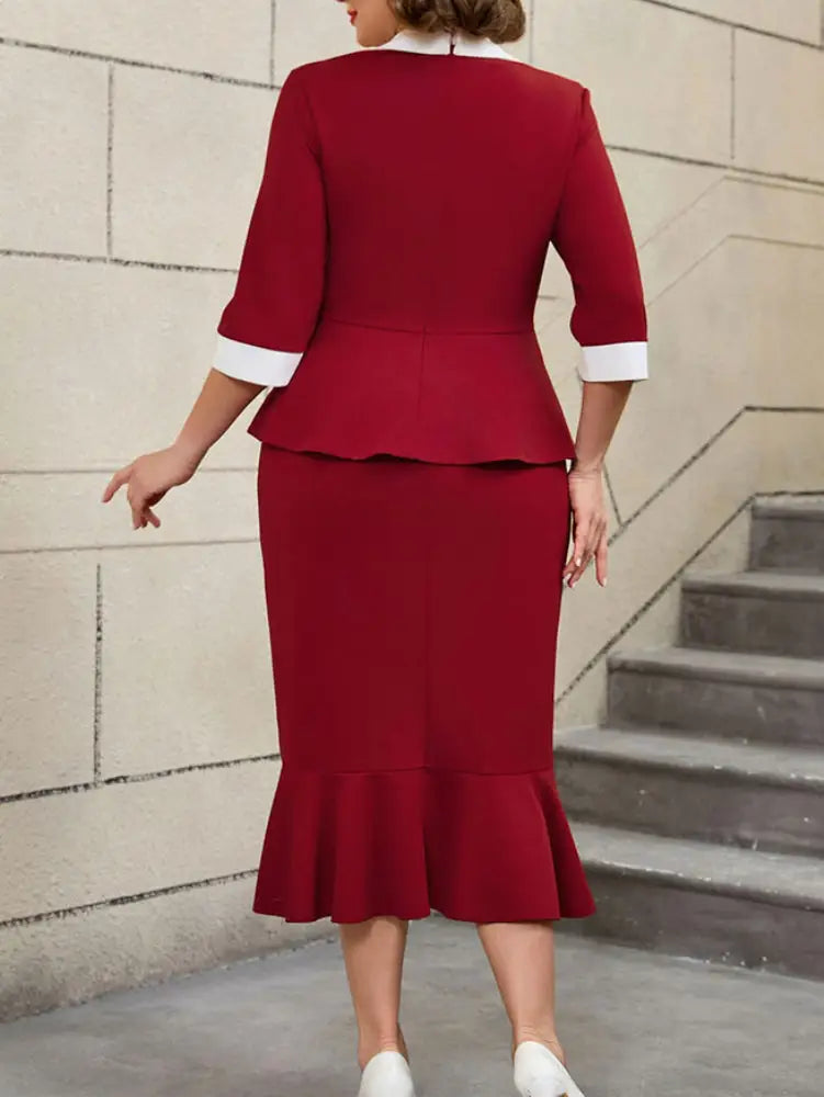 AOMEIDRESS Women’s Winter Office Wear Causal Business Dinner Outfit
