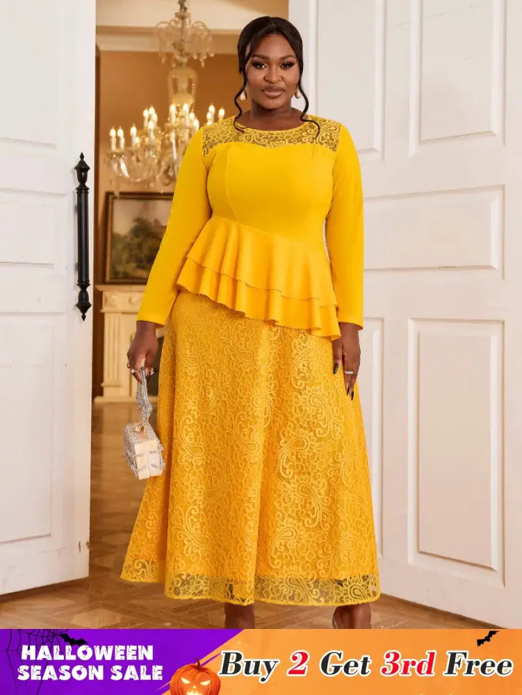 lace patchwork dresses for women