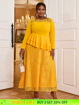 lace patchwork dresses for women