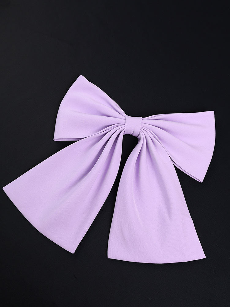 AOMEIDRESS Elegant Laverder Blazer Top with Bow for Evening Party