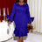 Royal Blue Flattering Vintage Dress