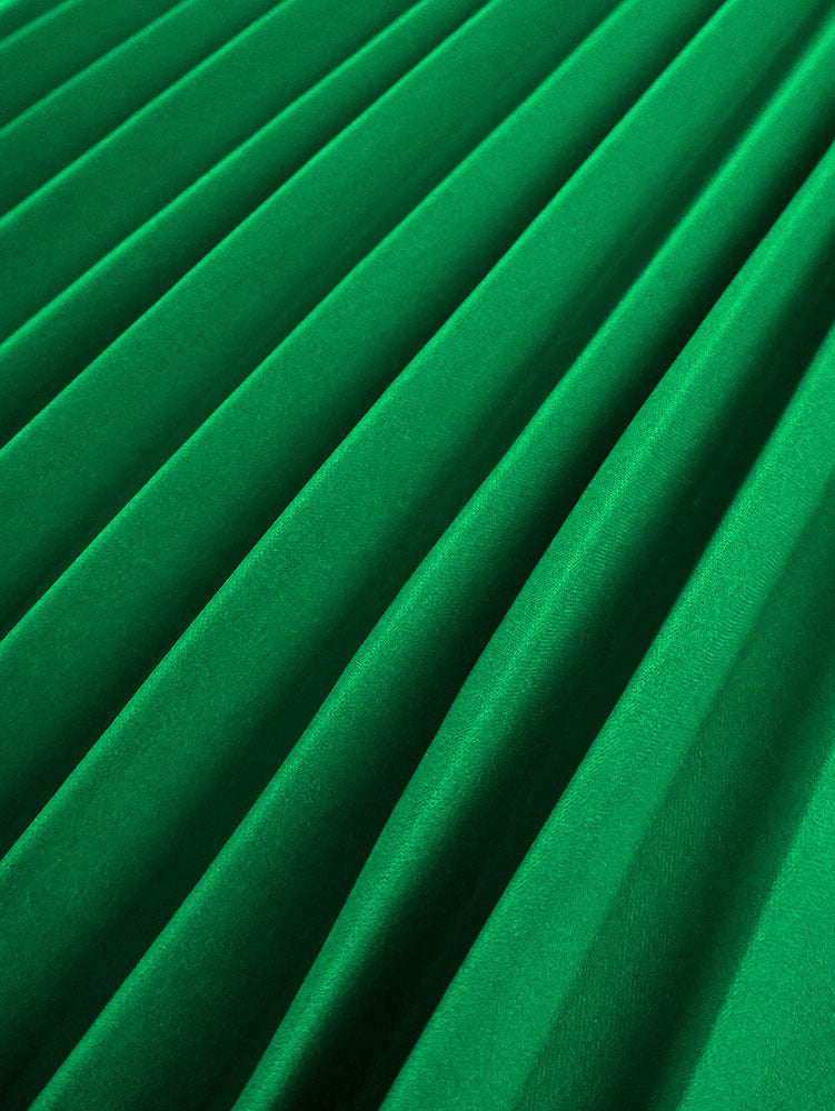 AOMEIDRESS A Line Pleated Dress with Long Sleeves Oversize 3D Flower