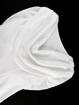 AOMEIDRESS Chic Backless Mini Dress Swinging Neck Bodycon Gowns