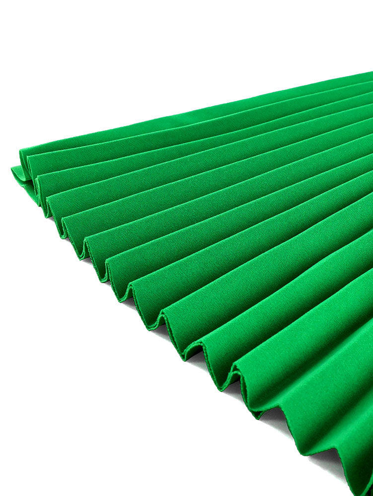 AOMEIDRESS Colorblock A Line Pleated Church Dress Lace Trim Peplum