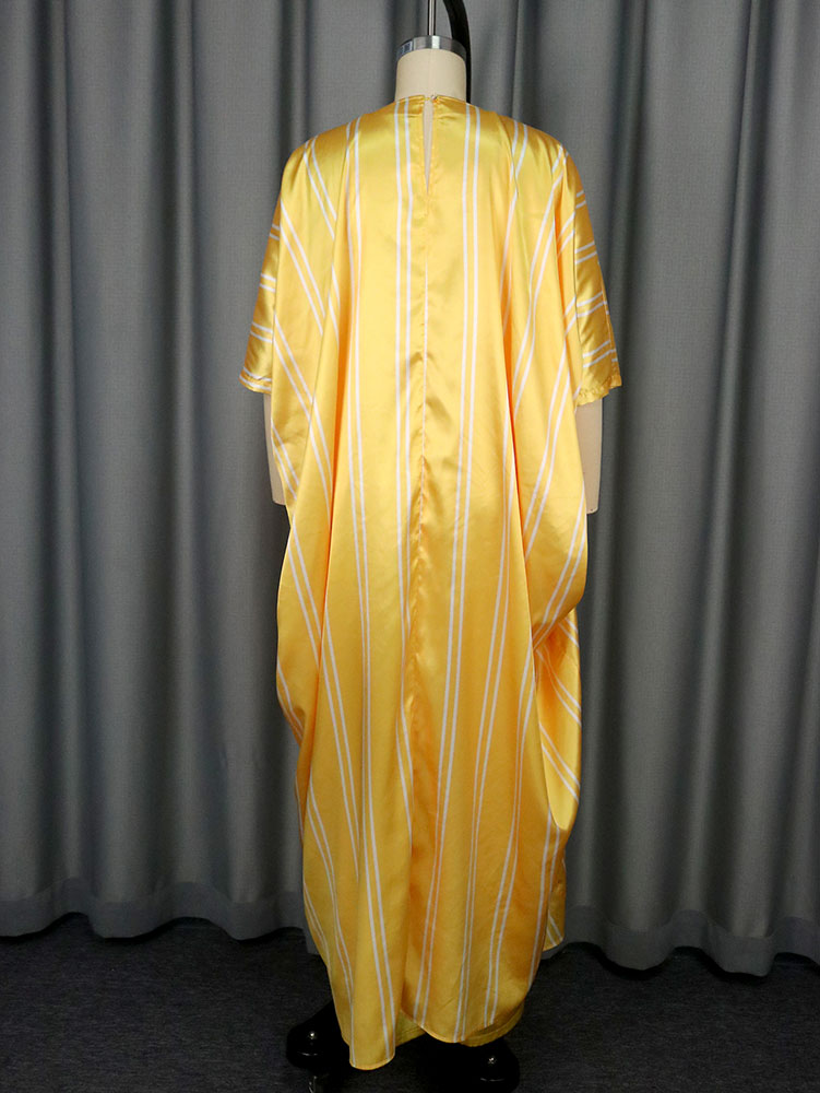 AOMEIDRESS Elegant Striped Two Piece Set for Party Evening Outfit