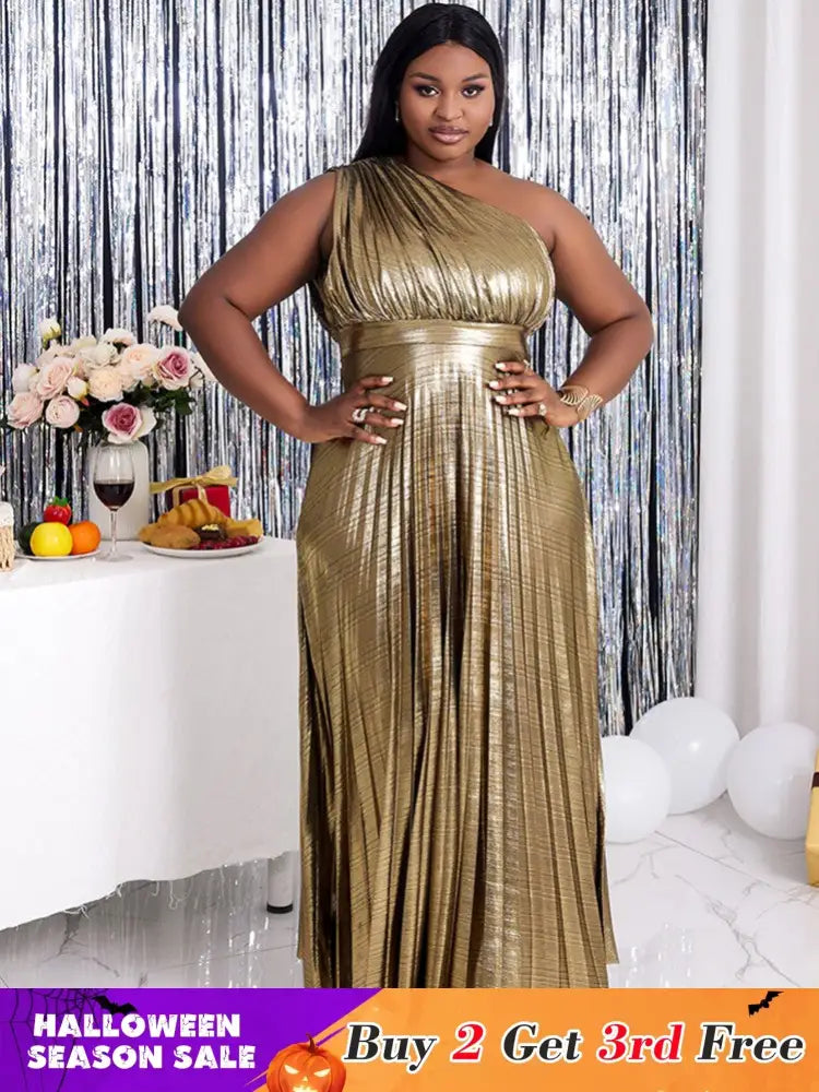 long gold party dresses