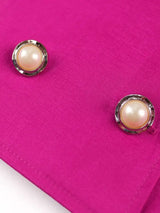Lantern Sleeves Double Buttons V Neck Shiny Glitter Women’s Blouse Tops