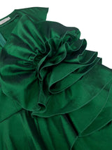 AOMEIDRESS Sexy St Patricks Day Dress Dark Green Floral Fit
