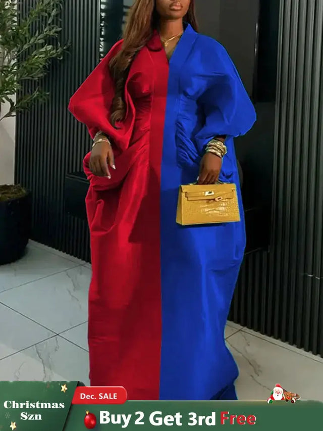 Shiny Bubu Dresses African Women Traditional Africa Clothing Long Loose