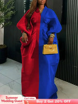 Shiny Bubu Dresses African Women Traditional Africa Clothing Long Loose