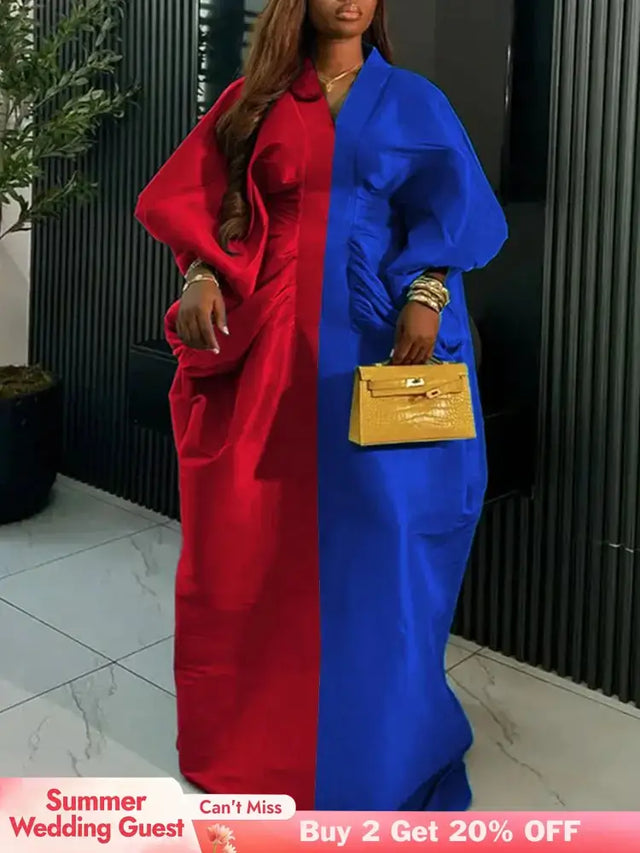 Shiny Bubu Dresses African Women Traditional Africa Clothing Long Loose