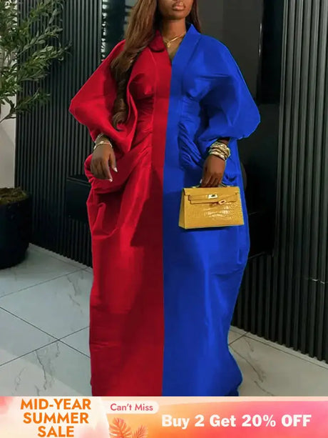 Shiny Bubu Dresses African Women Traditional Africa Clothing Long Loose