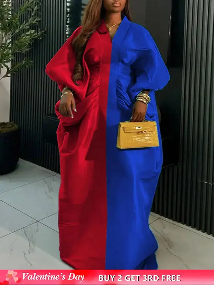 Shiny Bubu Dresses African Women Traditional Africa Clothing Long Loose