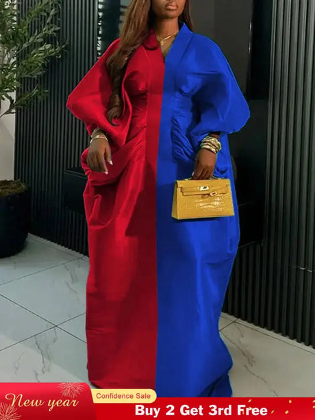 Shiny Bubu Dresses African Women Traditional Africa Clothing Long Loose