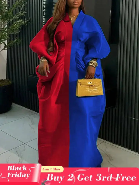 Shiny Bubu Dresses African Women Traditional Africa Clothing Long Loose