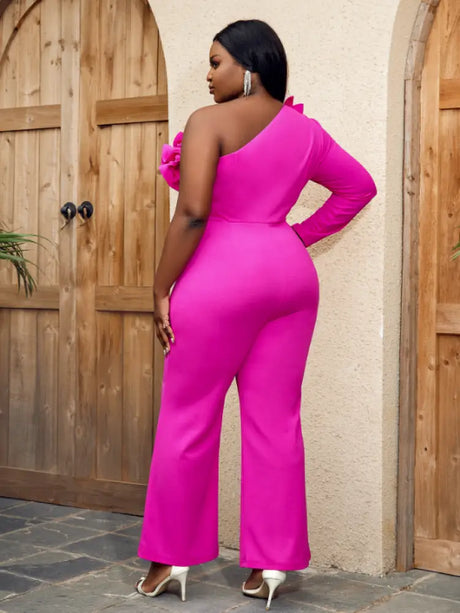 Women Elegant One Shoulder Jumpsuits For 2023