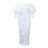 Women Off Shoulder Long Dress Hollow Out Lace High Waisted Bubble Sleeve White / S / 164