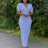 Women Pink Bodycon Long Dresses V Neck Short Sleeves Church WHITE / S