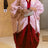Women Shiny Bubu Kaftan Dresses for Church African LadiesTraditional Red / One Size