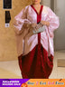 Women Shiny Bubu Kaftan Dresses for Church African LadiesTraditional Red / One Size